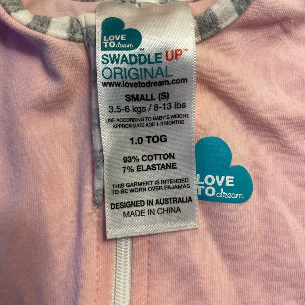 Love to Dream Swaddle Up Original in Soft Pink